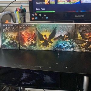 Percy Jackson and the Olympians book series . All 5 books !!